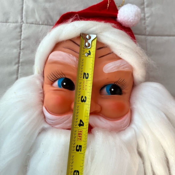 Vintage Hanging Santa Face, Musical, Christmas - Picture 7 of 7